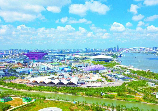 上海世博园区 2010年4月 3万㎡ 膨胀聚苯板外墙外保温涂料系统