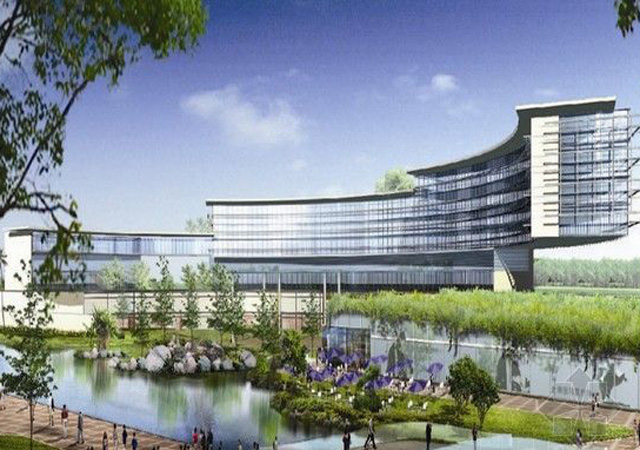 上海国际医学园区实验基地 2008年3-7月 1万㎡ 膨胀聚苯板外墙外保温涂料系统